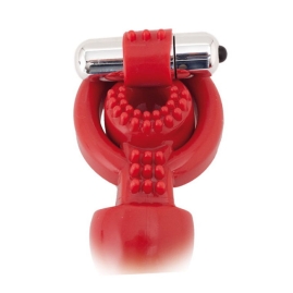 Гибкая насадка ToyFa Black&amp;Red